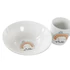 Kép 7/7 - Gyermek étkészlet porcelán 19x19x2 cm színes 2 féle S/3