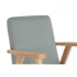 Kép 4/9 - Hintaszék bükkfa, poliészter, mdf, eukaliptuszfa 81x58x90 cm égkék, natúr