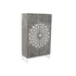Kép 2/8 - Szekrény Mandala mangófa, fém 90x38x151 cm szürke, fehér