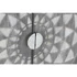 Kép 4/8 - Szekrény Mandala mangófa, fém 90x38x151 cm szürke, fehér