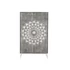 Kép 8/8 - Szekrény Mandala mangófa, fém 90x38x151 cm szürke, fehér