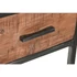 Kép 7/9 - Íróasztal akácfa, fém 150x60x77 cm natúr, fekete