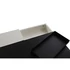 Kép 9/10 - Íróasztal fém, mdf, poliuretán 110x55x76 cm fehér, fekete