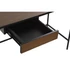 Kép 5/7 - Íróasztal mangófa, fém 103x57x81 cm fekete