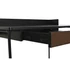 Kép 6/7 - Íróasztal mangófa, fém 103x57x81 cm fekete