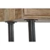 Kép 4/9 - Íróasztal mangófa, fém 118x40x115 cm barna, fekete