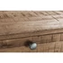 Kép 8/9 - Íróasztal mangófa, fém 118x40x115 cm barna, fekete