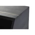 Kép 4/9 - Íróasztal mangófa, fém 119x70x93,5 cm fekete, arany