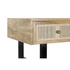Kép 4/10 - Íróasztal mangófa, rattan 130x50x76 cm natúr, fekete