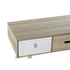 Kép 3/7 - Íróasztal mdf 100x50x76 cm barna, fehér