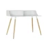 Kép 2/7 - Íróasztal mdf 120x60x92 cm fehér, natúr