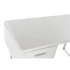 Kép 7/8 - Íróasztal mdf, fém 120x55x76 cm fehér, ezüst