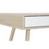 Kép 4/8 - Íróasztal mdf, fém 120x60x74,5 cm fehér, natúr