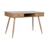 Kép 2/9 - Íróasztal mdf, fém 120x60x76 cm natúr