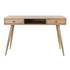 Kép 7/9 - Íróasztal mdf, fém 120x60x76 cm natúr