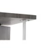 Kép 11/11 - Íróasztal mdf, fém 150x120x75 cm szürke, natúr