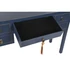 Kép 5/8 - Íróasztal mdf, fenyő, fém 110x35x78 cm kék, arany