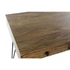 Kép 3/7 - Íróasztal rózsafa, fém 115x55x76 cm natúr, fekete