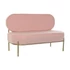 Kép 6/7 - Kanapé poliészter, fém 120x61x79 cm pink