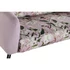 Kép 3/8 - Kanapé poliészter, fém 140x71x71 cm pink, fekete