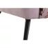 Kép 5/8 - Kanapé poliészter, fém 140x71x71 cm pink, fekete