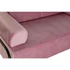 Kép 3/8 - Kanapé poliészter, fém 154x76x76 cm pink, fekete