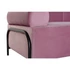 Kép 5/8 - Kanapé poliészter, fém 154x76x76 cm pink, fekete