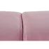 Kép 6/8 - Kanapé poliészter, fém 154x76x76 cm pink, fekete