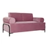 Kép 7/8 - Kanapé poliészter, fém 154x76x76 cm pink, fekete