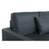 Kép 5/11 - Kanapé poliészter, fém 300x160x85 cm kék