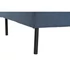 Kép 5/9 - Kanapé poliészter, fém, eukaliptuszfa 197x82x90 cm sötétkék