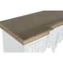 Kép 3/7 - Kandalló polc lucfenyő, mdf 137,5x29,5x101 cm fehér, natúr