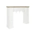 Kép 5/7 - Kandalló polc lucfenyő, mdf 137,5x29,5x101 cm fehér, natúr