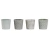 Kép 2/4 - Kaspó cement 12x12x12 cm színes 4 féle