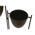Kép 3/5 - Kaspó fém 35x26,5x105 cm réz, fekete