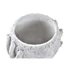 Kép 3/4 - Kaspó kéz cement 23x19x15 cm szürke