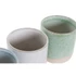 Kép 4/4 - Kaspó porcelán 10x10x12 cm színes 3 féle