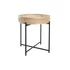 Kép 2/4 - Kaspó rattan, fém 43x43x46 cm natúr, fekete