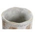 Kép 4/4 - Kaspó szett cement 18x18x17,5 cm szürke, barna S/2