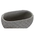 Kép 4/5 - Kaspó szett cement 24x14x11 cm fehér, szürke 2 féle S/2