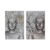 Kép 2/4 - Kép Buddha vászon, mdf, kézzelfestett 80x2,8x120 cm színes 2 féle