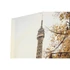 Kép 3/4 - Kép Paris vászon, mdf 40x2,5x80 cm arany, pink 2 féle