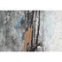 Kép 4/4 - Kép absztrakt kézzel festett vászon, hungarocell 131x4x131 cm kék, fehér
