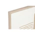 Kép 3/5 - Kép absztrakt papír, mdf 50x2,5x70 cm fehér, natúr 2 féle