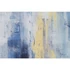Kép 4/5 - Kép absztrakt üveg, alumínium 80x2,5x120 cm kék, arany 2 féle