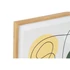 Kép 3/4 - Kép absztrakt üveg, mdf 55x2x70 cm zöld, sárga 2 féle