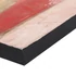 Kép 7/8 - Kép absztrakt vászon, fenyő, kézzelfestett 100x2,4x100 cm kék, barna 2 féle