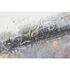 Kép 4/5 - Kép absztrakt vászon, fenyő, kézzelfestett 120x3,5x80 cm zöld, piros 2 féle