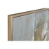 Kép 3/5 - Kép absztrakt vászon, hungarocell 131x3,8x156 cm kék, arany