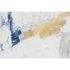 Kép 4/5 - Kép absztrakt vászon, hungarocell 156x3,8x106 cm kék, fehér